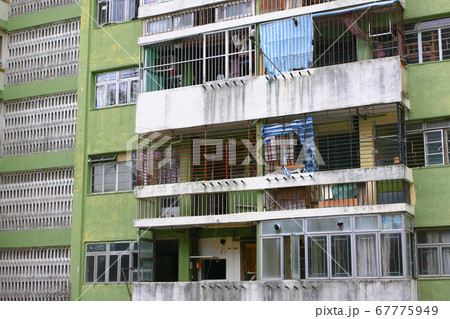 1 Nov 2008 So Uk Estate building at Kowloon area 67775949