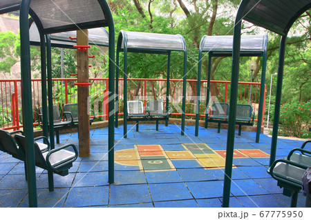 1 Nov 2008 Focus on empty childrens playground at 67775950