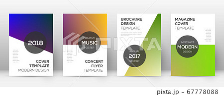 Flyer layout. Modern positive template for Brochur 67778088