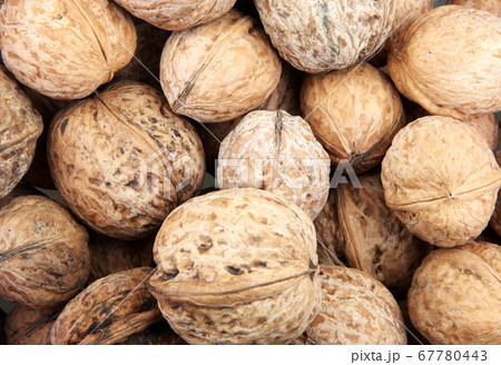 Close-Up Of Walnuts In A Nearby Store 67780443