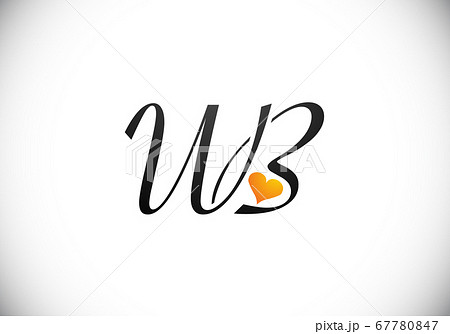 Initial Monogram Letter W B Logo Design Vector Template. WB Letter Logo Design 67780847