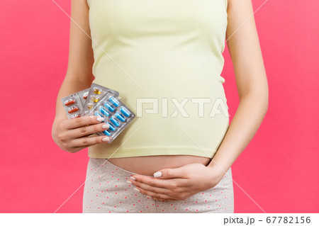 Cropped image of medications in blisters in 67782156