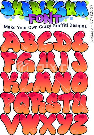 Bubblegum Graffiti Font Bubblegum Graffiti Font 67782657