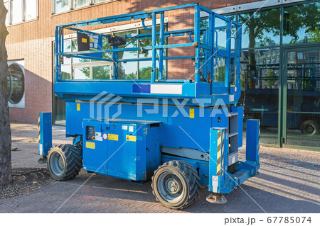 Blue Scissor Lift 67785074