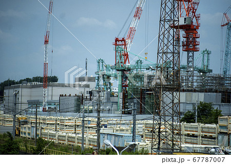 日本列島に穴をかける大モグラ　リニア中央新幹線建設工事現場 67787007
