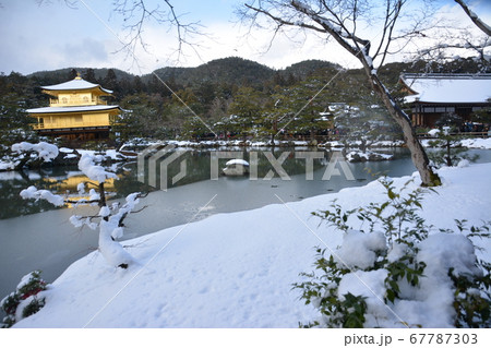 雪の金閣寺 雪の金閣寺 67787303