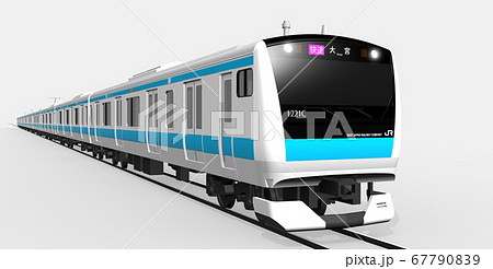 京浜東北線3DCG（快速大宮行き　右側） 67790839