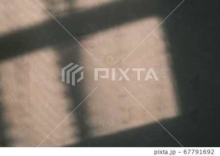 夕方の影の写真素材