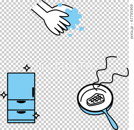 Food poisoning prevention 3-piece set 2 colors 67795909