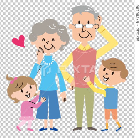 祖父母孫子圖 67796196