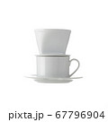 コーヒーカップとドリッパー 67796904