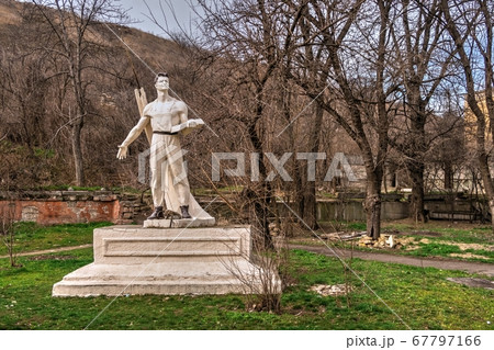 Old historical abandoned sanatorium Kuyalnik in 67797166
