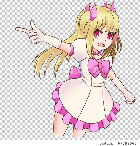 Magical girl troubled face 67798665