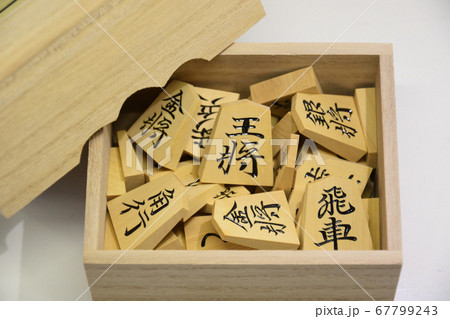 箱に入った将棋の駒 67799243