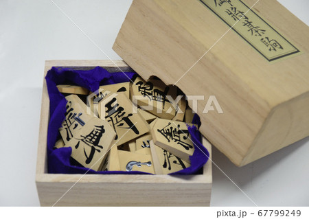 箱を開けた将棋の駒 67799249