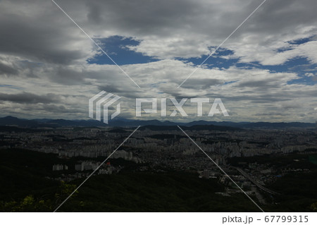 風景 山 夏 67799315