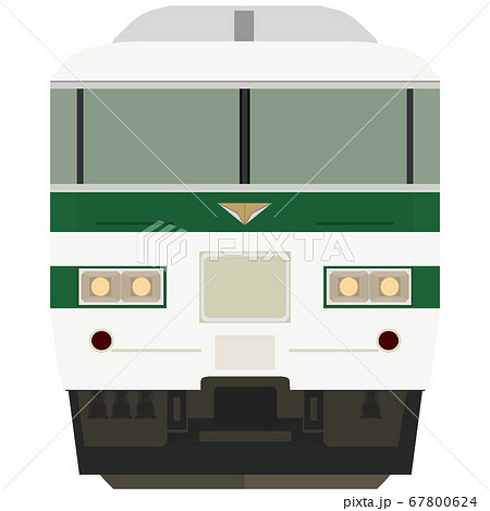 ドット絵風の185系200番台(新特急谷川号) ドット絵風の185系200番台(新特急谷川号) 67800624