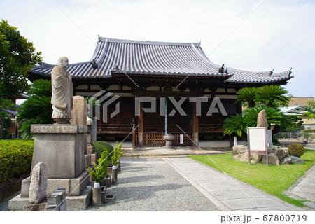 城下町の風情を残す尼崎寺町の長遠寺 67800719