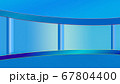 Virtual TV news broadcast studio set background 67804400