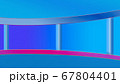 Virtual TV news broadcast studio set background 67804401