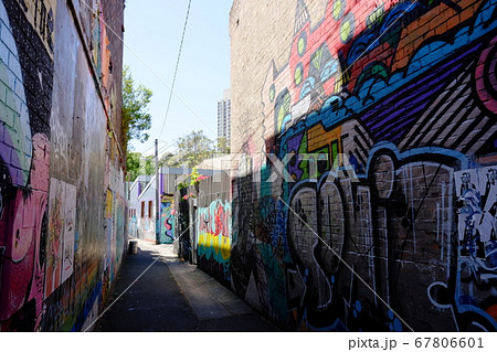 オーストラリアのストリートアート・グラフィティ 67806601