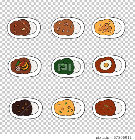 Illustration of various curries - Stock Illustration [67806911] - PIXTA