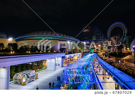東京ドームシティの夜景 東京ドームシティの夜景 67807029
