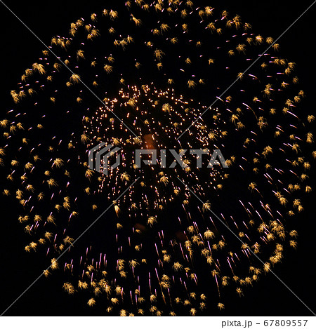 大輪の打ち上げ花火 キラキラ 大輪の打ち上げ花火 キラキラ 67809557