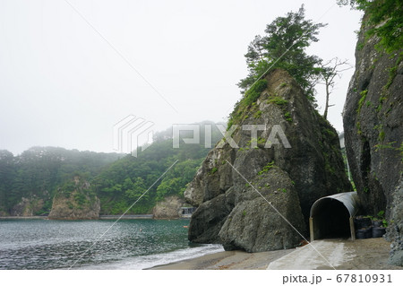 宮古層群という地層も見れる蛸の浜海水浴場 67810931
