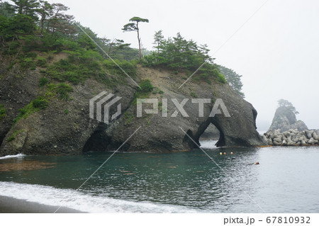 宮古層群という地層も見れる蛸の浜海水浴場 宮古層群という地層も見れる蛸の浜海水浴場 67810932