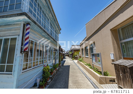 広島県呉市　大崎下島　御手洗の町並み 67811711