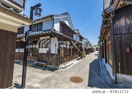 広島県呉市　大崎下島　御手洗の町並み 67811712