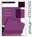 Set of Brochure Cover Brochure with color Combination Abstract Vector Background for Banner, Poster, Booklet, Annual Report, Brochure and Flyer for Eve, Party, Club and Celebration. 67812402