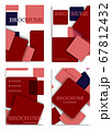 Set of Brochure Cover Brochure with color Combination Abstract Vector Background for Banner, Poster, Booklet, Annual Report, Brochure and Flyer for Eve, Party, Club and Celebration. 67812432