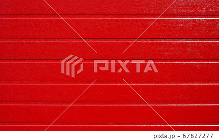 Red wooden background, horizontal striped texture 67827277