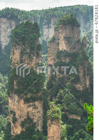 Stunning Mountain formations in Zhangjiajie 67828181