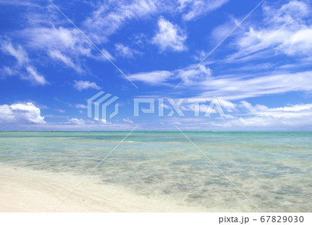 【ハワイ】天国の海。サンドバー。  67829030