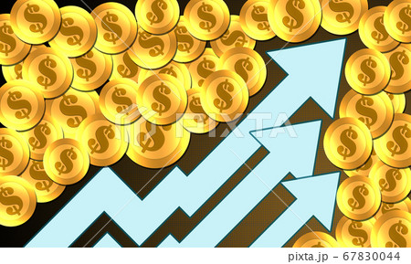 Sale grow margin revenue with dollar sign coins Sale grow margin revenue with dollar sign coins 67830044
