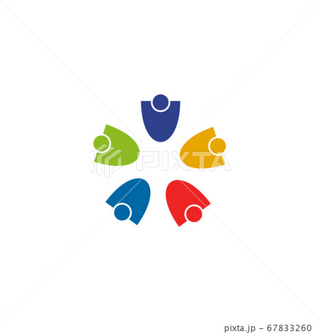 Community and adoption care logo design vector 67833260