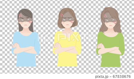Angry female expression Angry female expression 67838676