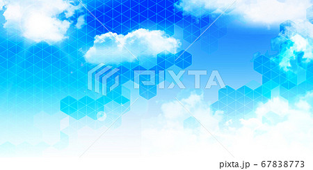 空 青空 風景 背景のイラスト素材