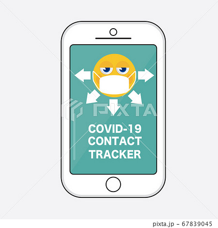 Covid-19 Contact Tracker Mobile Phone Application Concept 67839045
