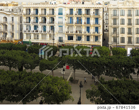 チュニジア チュニス新市街 Avenue Habib Bourguiba チュニジア チュニス新市街 Avenue Habib Bourguiba 67841536
