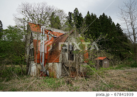廃墟　妙高高原　ジャズバー　長野県上水内郡信濃町　長野県　信濃町　長野 67841939