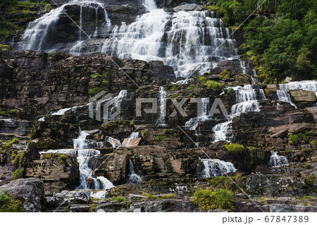 Tvindefossen waterfall, Norway Tvindefossen waterfall, Norway 67847389