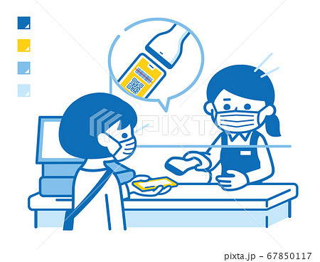 Smartphone barcode settlement Smartphone barcode settlement 67850117