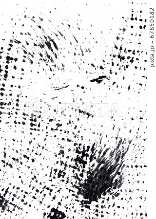 Abstract drops and smears of black acrylic paint. Abstract drops and smears of black acrylic paint. 67850182