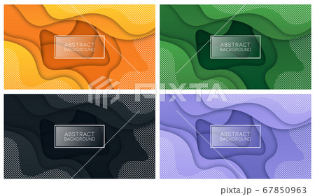 Colorful liquid and geometric background with fluid gradient shapes 67850963