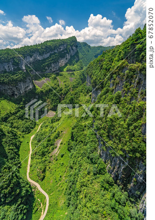 Panoramic view of the Wulong National Park Panoramic view of the Wulong National Park 67852070
