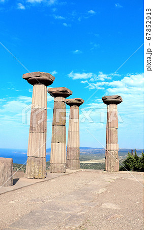 Ancient columns of Athena Temple, Assos, 67852913